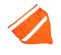 BESPORTBLE Reflective Safety Scarf for Dogs High Visibility Night Walking Bandana Breathable Polyester Pet Accessory Comfortable Fit Fluorescent Design