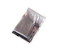 BESPORTBLE Reflective Tarp Emergency Thermal Blankets Mylar Reflective Survival Blanket Heat Tent Cover 210x140cm for Outdoor Hiking Climbing Sleeping Silver Outdoor Teepee