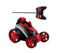 BESPORTBLE Remote Control Off Road Car for Wheel Drive Vehicle with Side Wheels for Smooth Cornering High End Material Automatic Driving Mode Red Model Without Battery