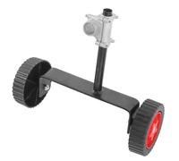 BESPORTBLE Replacement Mower Support Wheel Multifunctional Trolley Caster for Garden Lawn Mower Accessory High Load Capacity Wear-resistant Silent Rotation Easy Installation