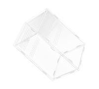 BESPORTBLE Reptile Feeding Box Jumping Spider Habitat Terrestrial Tarantula Enclosure Jumping Spider Terrarium Reptile Enclosure Accessories Lizard Cage Snake Feeding Cage Transparent Acrylic