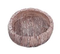 BESPORTBLE Reptile Food and Water Dish Durable Resin Bowl for Bearded Dragons Tortoises and Geckos Non Slip Design Prevents Spills Feeding for Reptile Care