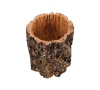 BESPORTBLE Reptile Hide Shelter Reptile Cave Hideout Wood Hollow Diameter 10cm Height 15cm Terrarium Decor for Gecko Lizard Turtle Turtle Tank Habitat