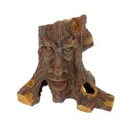 BESPORTBLE Reptile Hide Tree Shelter Naturalistic Crawl PET Habitat Decor for Lizards Spiders and Tortoises