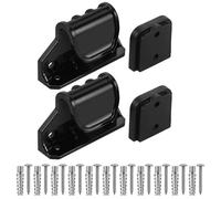 BESPORTBLE Retractable Gate Replacement Hardware Kit Including Latches Brackets Screws for Stairs and Doorways Easy Installation