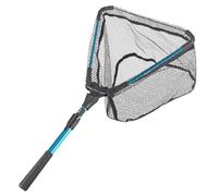 BESPORTBLE Retractable Portable Fishing Net with Aluminum Alloy Frame Large Capacity Fish Catching Net for Trout and Carp Lightweight Foldable Design for Freshwater and Saltwater Fishing