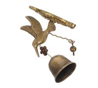 BESPORTBLE Retro Copper Animal Wind Chimes Vintage Hummingbird Doorbell for Outdoor Garden Patio Balcony Metal Wall Hanging Bell with Easy Installation and Timeless Decorative Charm