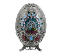 BESPORTBLE Retro Peacock Toothpick Holder Box with Retractable Toothpick Dispenser and Bottle Opener, Portable Tin Storage Case for Kitchen, Home, Camping, and Party Decoration