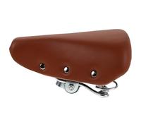 BESPORTBLE Retro Vintage Wide Foam Padded Bicycle Saddle Cushion, Comfortable Bike Seat for Bigger Butts, Adult Men and Women Replacement Bike Seat for Road and Mountain Riding