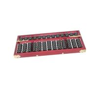 BESPORTBLE Retro Wooden Abacus for Rods Beads Educational Counting Tool Brain Developing Math Learning for Students and Accountants