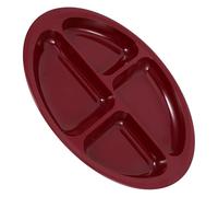 BESPORTBLE Reusable Divided Plates for Adults with Slip Bottom Compartmentalized Food Plates for Elderly Care Durable Easy to Clean for Managing Meals