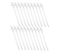 BESPORTBLE Reusable Silicone Drinking Straws with Soft Replaceable Heads for Smoothies and Hot Drinks Lightweight Insulated Cup Straws Portable and Easy to Clean