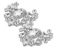 BESPORTBLE Rhinestone Butterfly Shoe Clips for Weddings Elegant Decorative Shoe Buckles for Bridal Engagement Prom Party Lightweight Reusable Accessories for Women Versatile Charm for Any