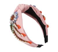 BESPORTBLE Rhinestone Embroidery Headdress Hairband Retro Style Girl Hair Accessories for Weddings Parties and Daily Wear Unique and Distinctive Design