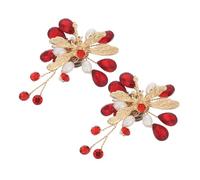 BESPORTBLE Rhinestone Pearl Shoe Flower Clips Bridal Wedding Charms Detachable Decorative Buckles for High Heels Women S Shoes DIY Accessories Elegant Lightweight