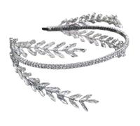 BESPORTBLE Rhinestone Wedding Headband for Bride Elegant Hair Accessory with Dazzling Rhinestones Comfortable Fit for Parties and Special Occasions Decorative Headband for Women