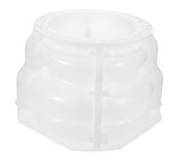 BESPORTBLE Roman Style Decorative Column Base Mold Smooth Plastic Plaster Cylinder Forms for Architectural Pillar Bases European Elegance for Villas Gardens and DIY Monument Projects