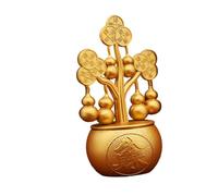 BESPORTBLE Rotatable Feng Shui Money Tree with Wu Lou Coins for Tv Cabinet and Home Bar Decor Chinese Fortune Statue Symbolizing Wealth and Luck Gift for Business and Living Decorations