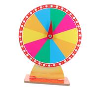BESPORTBLE Rotatable Tabletop Prize Wheel Spinning Fortune Game for Parties Carnivals Raffles and Drawings with Stable Design for Exciting Props