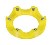 BESPORTBLE Rotating Bowling Ball Holder Stand with 360 Degree Ball Cup Yellow Pla Material with Easy Cleaning and Polishing Feature for Professional Training and Home Use