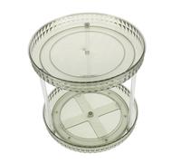 BESPORTBLE Rotating Skincare Organizer Vanity Tray for Cosmetics Organizer and Storage Rotatable Design for Makeup Storage Box