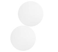 BESPORTBLE Round Diffuser Sheet 2pcs 39.5cm Diameter 1mm Thick White Acrylic for Drum Style Lampshades, Even LED Bulb Light Distribution, Bar Top Lighting