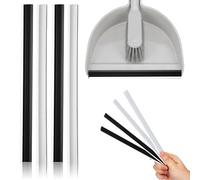 BESPORTBLE Rubber Edge Replacement Strips Portable Design for Dustpan 4pcs with Sturdy Non-deformable Material Cleaning Accessories Suitable for Home and Office