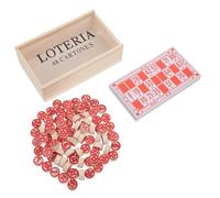 BESPORTBLE Russian Bingo Number Chess Game Portable Family Party Essential for Home Gatherings Instructive Cartoon Chess Game Enhancing Number Recognition and Logical Skills