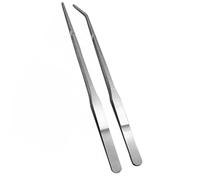 BESPORTBLE Safely Handle Insects Reptiles Pet Feeding Tweezers Stainless Material Aquatic Tank Cleaning