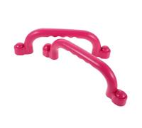BESPORTBLE Safety Hand Grips Playground Accessories Handles for Climbing Frames and Playhouses Ergonomic Non Slip Pink Plastic Grab Bars Easy to Clean Replacement Safety Parts for Outdoor