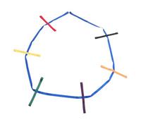 BESPORTBLE Safety Walking Rope for Preschool Outdoor Use Lightweight Anti-lost Design with Multiple Handles Suitable for Group Walks and Activities Random Color