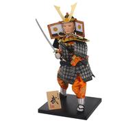 BESPORTBLE Samurai Doll Japanese Style Decor for Home Japanese Warrior Ninja Desktop Ornament Collectible Tabletop Artwork for Living Room Office Display