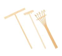 BESPORTBLE Sandbox Mini Rake Bamboo Tool for Zen Garden Sand Tray