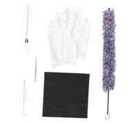 BESPORTBLE Saxophone Cleaning Kit Set Lightweight Durable Instrument Cleaning Supply with Mouthpiece Brush and Wiping Cloth for Wind Musical Instruments No Lint Strong Dust Removal Portable
