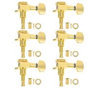 BESPORTBLE Scale Lock String Functions Guitar Tuners for Acoustic Folk Guitar Strings Turners Pegs in Gold
