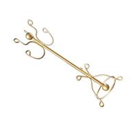 BESPORTBLE Scale Miniature Metal Dollhouse Clothes Rack and Hat Stand Sturdy Doll Garment Organizer for Bedroom Furniture Decor Essential Accessory for Play House Role-playing and
