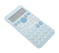 BESPORTBLE Scientific Calculator Blue with Teaching Material Synchronization Design and Operation Functions, Portable Electronic Calculator for Mathematical Competition and Office Use