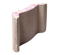 BESPORTBLE Scratcher and Corrugated Cat with Bridge Arch Bed Paper Scratch Design Sturdy Pad to Satisfy Scratching Instincts Recyclable Material Resting Random Color