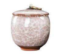 BESPORTBLE Sealed Ceramic Pet Cremation Ash Jar Lightweight Memorial Casket for Dog Cat Ashes and Compact Keepsake Holder Simple Design for Pet Memorialization