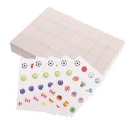 BESPORTBLE Seaside Fun Game Blocks Set Tiles Plastic Mahjong Style for Sturdy Construction Cognitive Skill Enhancer for Family Gatherings and Attention Training