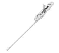 BESPORTBLE Security gate Latch Flush Bolt Lock with Stainless Steel Material and 10 inch Rod for Commercial Applications