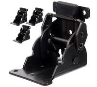 BESPORTBLE Self-Locking Hinge Folding Hinge Iron 4-Piece Set 90 Degree Positioning for Coffee Tables and Desks