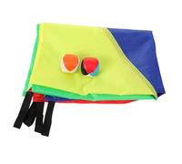 BESPORTBLE Sensory Fitness Rainbow Parachute for Outdoor Play Cooperative Teamwork Training Equipment with Cloth and Colorful Balls Enhances Color Recognition and Social Skills for Boys