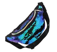 BESPORTBLE Sequined Fanny Pack for Women Stylish Outdoor Waist Bag Cross Body Sling Bag for Daily Use Safe Construction