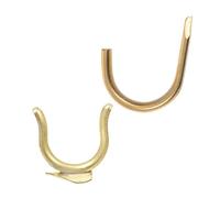 BESPORTBLE Set of Small b Flat Trumpet Finger Hooks Front and Back Copper Hooks, Musical Instrument Accessories for Trumpet Players
