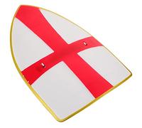 BESPORTBLE Shield Toy for Boys and Girls Red Plastic Role Play Accessory Medieval Knight Prop for Boys and Girls for Party Games and Cosplay