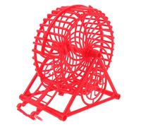 BESPORTBLE Silent Hamster Wheel Foot-stuck Feature Exercise for Small Pets Quiet Running Toy for Hamsters Mice and Gerbils Stylish Red Design Rack
