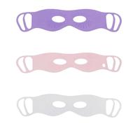 BESPORTBLE Silicone Eye Masks for Eye Massage and Fatigue 3pcs with Curved Nose Bridge Suitable for Relaxation and Sleep