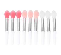 BESPORTBLE Silicone Lip Brush Set and for Precise Lipstick Application for 9pcs Lip with Soft Portable Plastic Heads Travel and Professional Use