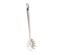 BESPORTBLE Silicone Pasta Fork with Slotted Design Heat-Resistant Noodle Spoon Server Lightweight Kitchen Utensil for Easy Draining and Serving Compact for Cooking and Buffet Use